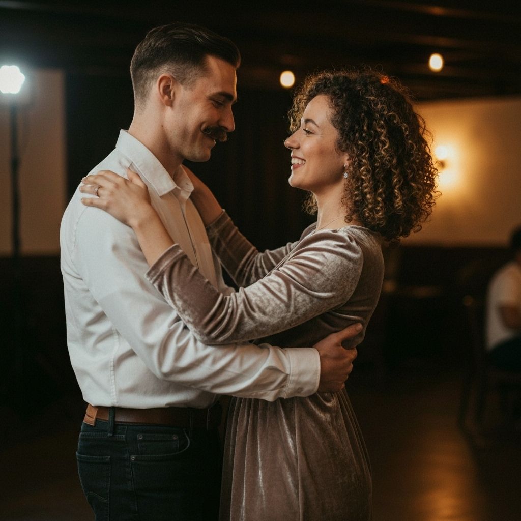 ブルースを踊るカップル